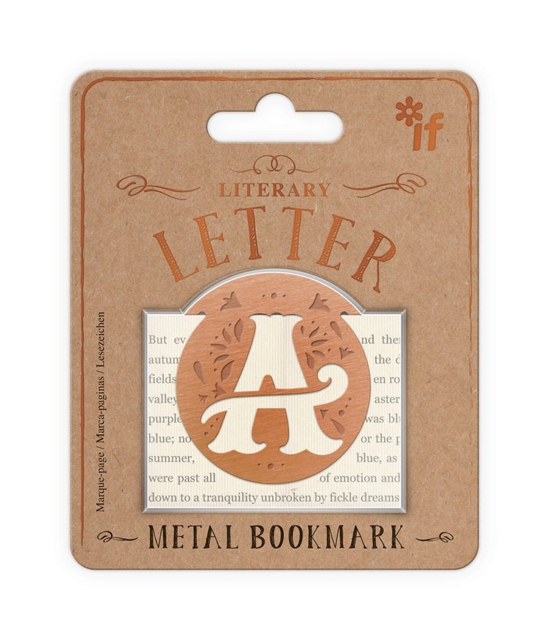 IF Letters A Literary Bookmark